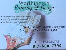 Logo for Worthington Painting and Design