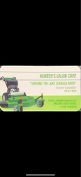 Hunter's Lawn Care logo