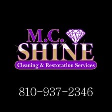 Logo for M.C. Shine Cleaning & Restoration Services, LLC