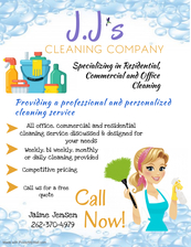Logo for JJ's Cleaning Service