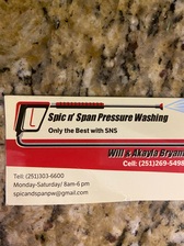 Logo for Spic and Span Pressure Washing
