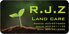 Logo for R.J.Z Land Care