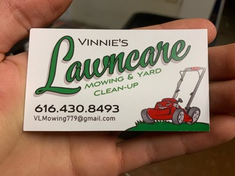 Vinnie's Lawncare logo