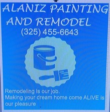 Logo for Alaniz Painting and Remodel