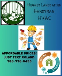 Hughes Landscaping, Handyman & HVAC logo