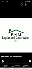 B N M Repairs and Construction logo