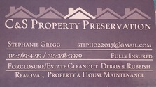 Logo for C&S Property Preservation