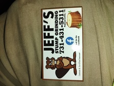 Logo for Jeff's Stump Grinding
