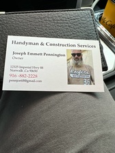 Logo for Handyman Construction Service - Unlicensed Contractor