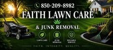 Logo for Faith lawn care