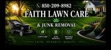 Logo for Faith lawn care