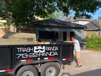 TrashPanda Junk Removal and Pressure Washing logo