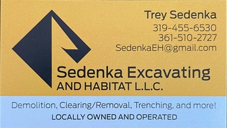 Sedenka Excavating and Habitat logo