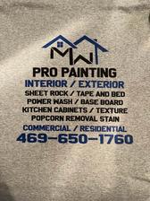 Logo for MW Pro Painting