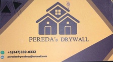 Logo for Pereda's Drywall Service