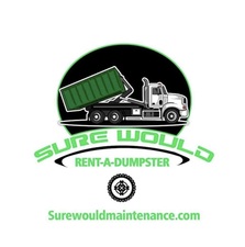 Logo for Sure Would Rent-A-Dumpster