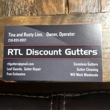 Logo for RTL Discount Gutters