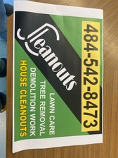 Logo for CJ Clean Outs, LLC