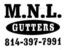 Logo for MNL Gutters