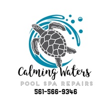 Logo for Calming Waters Pool Service
