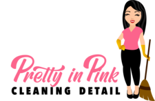 Pretty in Pink Cleaning Detail logo