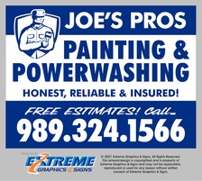 Logo for Joe's Pros Painting and Power Washing