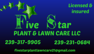 Five Star Plant Lawn Care logo