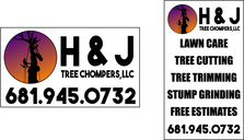 Logo for H & J Tree Chompers