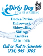 Logo for Dirty Dog Pressure Washing