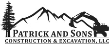 Logo for Patrick and Sons Construction and Excavation, LLC