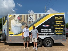 Logo for A&T Spray Foam