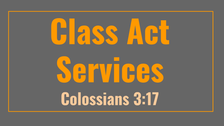 Avatar for Class Act Services