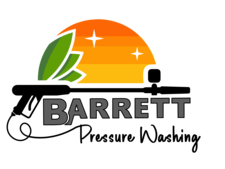 Logo for Barrett Pressure Washing