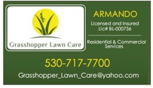 Logo for Grasshopper Lawn Care