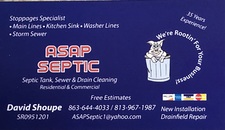 ASAP Septic Tank, Inc. logo