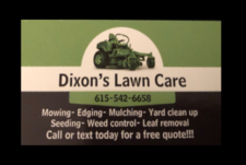 Dixon Lawncare Service logo