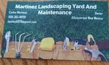 Logo for Martinez Landscaping Yard and Maintenance