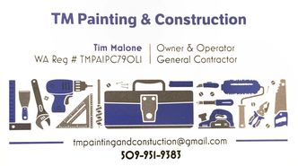 TM Painting & Construction logo