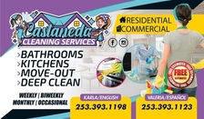 Logo for Castaneda's Cleaning Service, LLC