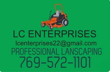 Logo for LC Enterprises Professional Lawn Care