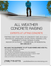 All Weather Concrete Raising logo