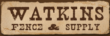 Watkins Fence Company logo