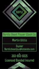 Logo for Nordic Beast Exterior Services, LLC
