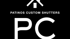 Patino's Custom Shutters logo