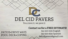 Logo for Del Cid Pavers