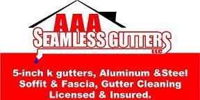 AAA Seamless Gutters  logo