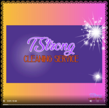 T Strong Cleaning Service logo