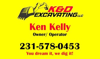 K&D Excavating logo