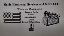 Logo for Gavin Handyman Services and More