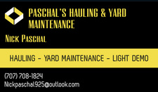 Paschal's Hauling & Yard Maintenance - Unlicensed Contractor logo